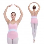 FREE SHIPPING Two-tone Camisole Leotard